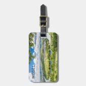 Étiquette À Bagage Moselle Loop Trittenheim Panorama Allemagne Souven (Devant Vertical)