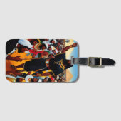 Étiquette À Bagage Moses Dirige Le Peuple Balise Bagage (Devant Horizontal)