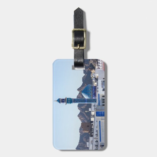 Étiquette À Bagage Mosquée Muttrah - Mascate, Oman (Devant Vertical)