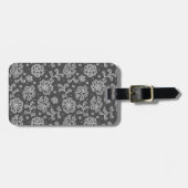 Étiquette À Bagage Motif 1 de tissu de dentelle (Devant horizontal)