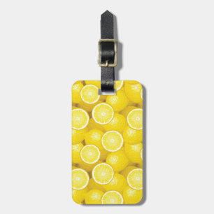 Étiquette À Bagage Motif 2 de citron
