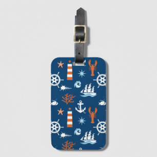 Étiquette À Bagage Motif à thème marin 1