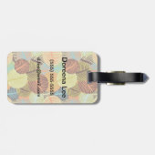Étiquette À Bagage motif Abstrait (Dos horizontal)