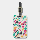 Étiquette À Bagage motif Abstrait 3 (Devant Vertical)