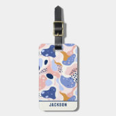 Étiquette À Bagage Motif Abstrait coloré (Devant Vertical)