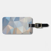 Étiquette À Bagage Motif abstrait frais de triangle (Devant horizontal)