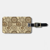 Étiquette À Bagage Motif africain 3 de peau de guépard (Devant horizontal)