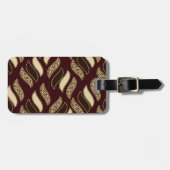 Étiquette À Bagage motif africain de la peau de guépard (Devant horizontal)