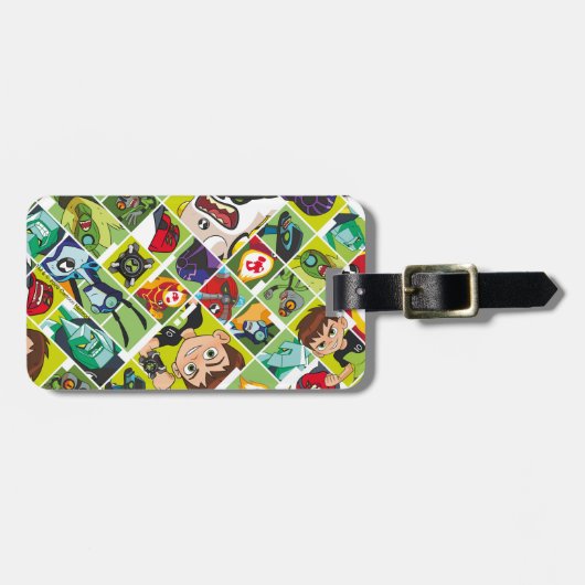 Étiquette À Bagage Motif Alien Ben 10 (Devant horizontal)