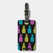 Étiquette À Bagage Motif ananas (Devant Vertical)