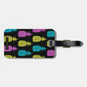 Étiquette À Bagage Motif ananas (Dos horizontal)