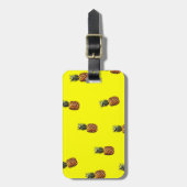 Étiquette À Bagage motif ananas (Devant Vertical)