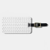 Étiquette À Bagage Motif Ancre (Devant horizontal)