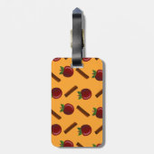 Étiquette À Bagage Motif Apple Cinnamon (Dos Vertical)