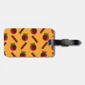 Étiquette À Bagage Motif Apple Cinnamon (Dos horizontal)
