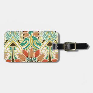 Étiquette À Bagage Motif Art Nouveau #11