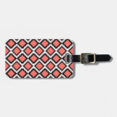 Étiquette À Bagage Motif Aztec (Devant horizontal)