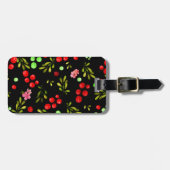 Étiquette À Bagage Motif Berries (Devant horizontal)