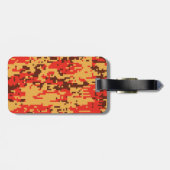 Étiquette À Bagage Motif Caméra numérique Automne (Dos horizontal)