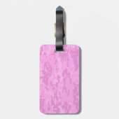 Étiquette À Bagage Motif Caméra numérique rose Lady (Dos Vertical)