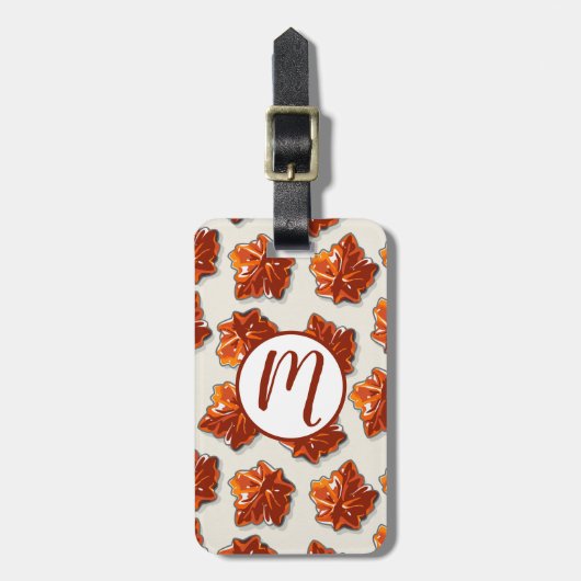 Étiquette À Bagage Motif canadien de sirop d'érable (Devant Vertical)