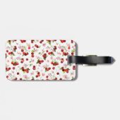 Étiquette À Bagage Motif Cerise 1 (Dos horizontal)