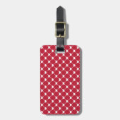 Étiquette À Bagage Motif/Coeurs (Devant Vertical)