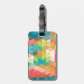 Étiquette À Bagage Motif cool Hipster (Dos Vertical)