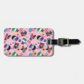 Étiquette À Bagage Motif d'action Chibi Super Villain (Devant horizontal)