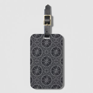 Étiquette À Bagage Motif de boussole de rose de vent