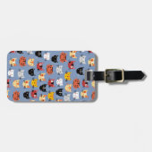 Étiquette À Bagage Motif de chats mignons (Devant horizontal)