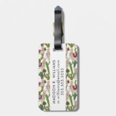 Étiquette À Bagage Motif de collection Llamarama (Dos Vertical)