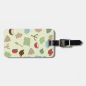 Étiquette À Bagage Motif de cuisine (Devant horizontal)