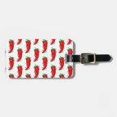 Étiquette À Bagage Motif de dessin animé Red Pepper Diva (Devant horizontal)