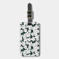 Motif de fleurs tropical blanc