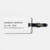 Étiquette À Bagage Motif de forme Alien Ben 10 (Dos horizontal)