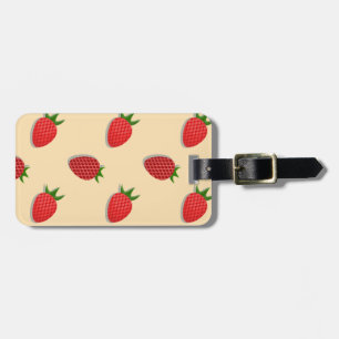 Étiquette À Bagage Motif de fraises pour les fruits à l'été bonnes vi