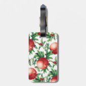 Étiquette À Bagage Motif de grenade (Dos Vertical)