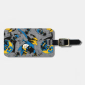 Étiquette À Bagage Motif de lancer à fond Batman (Devant horizontal)