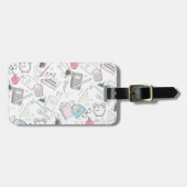 Étiquette À Bagage Motif de l'école enseignant à la mode Cute (Devant horizontal)