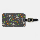 Étiquette À Bagage Motif de l'espace (Devant horizontal)