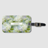 Étiquette À Bagage Motif de l'Hydrangée (Devant Horizontal)