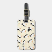 Étiquette À Bagage Motif de macareux caricature (Devant Vertical)