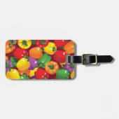Étiquette À Bagage Motif de paprika (Devant horizontal)