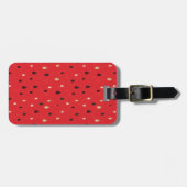 Étiquette À Bagage Motif de pastèque (Devant horizontal)
