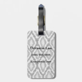 Étiquette À Bagage Motif de peau de serpent de python (Dos Vertical)