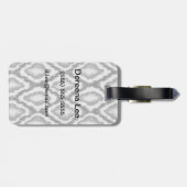 Étiquette À Bagage Motif de peau de serpent de python (Dos horizontal)