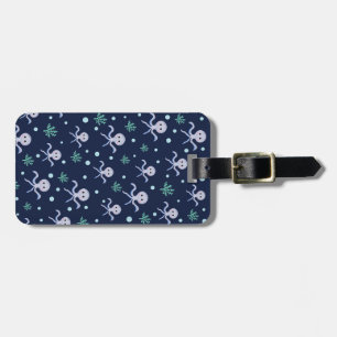 Étiquette À Bagage Motif de Pieuvre Mignonne