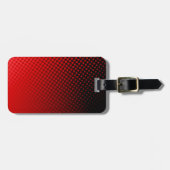 Étiquette À Bagage Motif de points (Devant horizontal)