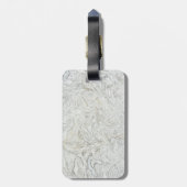 Étiquette À Bagage Motif de surface en marbre gris (Dos Vertical)